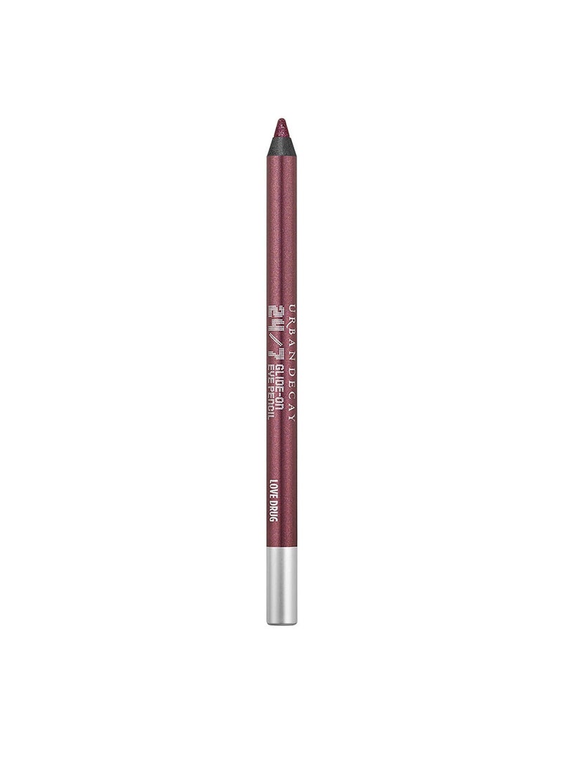 24/7 Glide-On Waterproof Eye Pencil Love Drug - Deep wine metallic