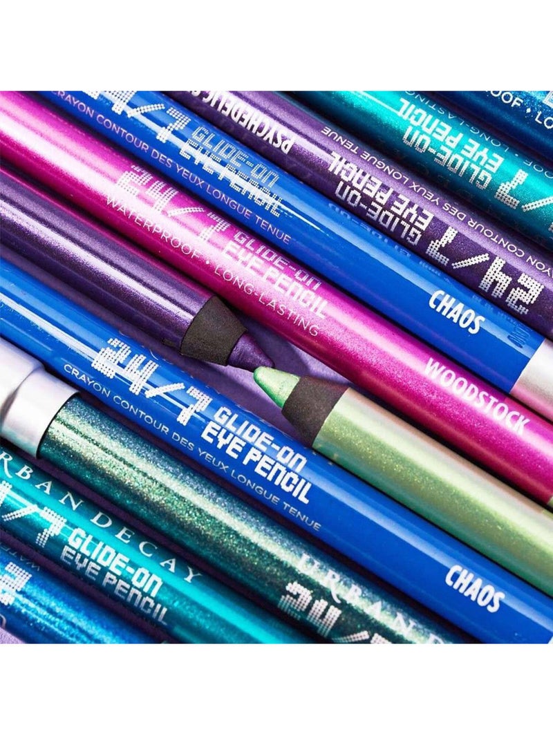 24/7 Glide-On Waterproof Eye Pencil Love Drug - Deep wine metallic