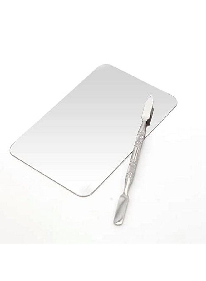 Makeup Palette Spatula Rectangle Shape Foundation Mixing Plate Tool