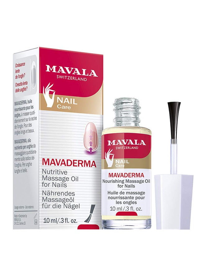 Mavaderma Nourishing Massage Oil For Nails Clear 10ml