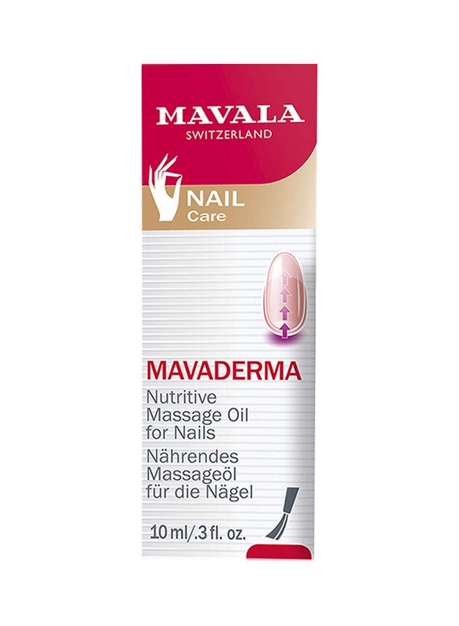 Mavaderma Nourishing Massage Oil For Nails Clear 10ml