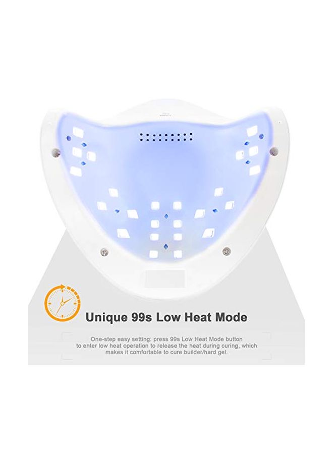 UV LED Nail Lamp Dryer White