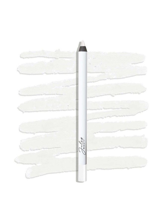 When Pencil Met Gel Sharpenable MultiUse Longwear Eyeliner Pencil White Matte TransferProof High Performance Liner