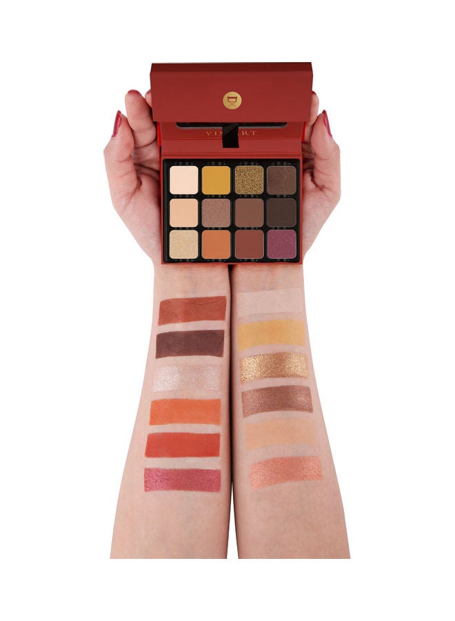 12 Color Eyeshadow Warm Edit - VED001