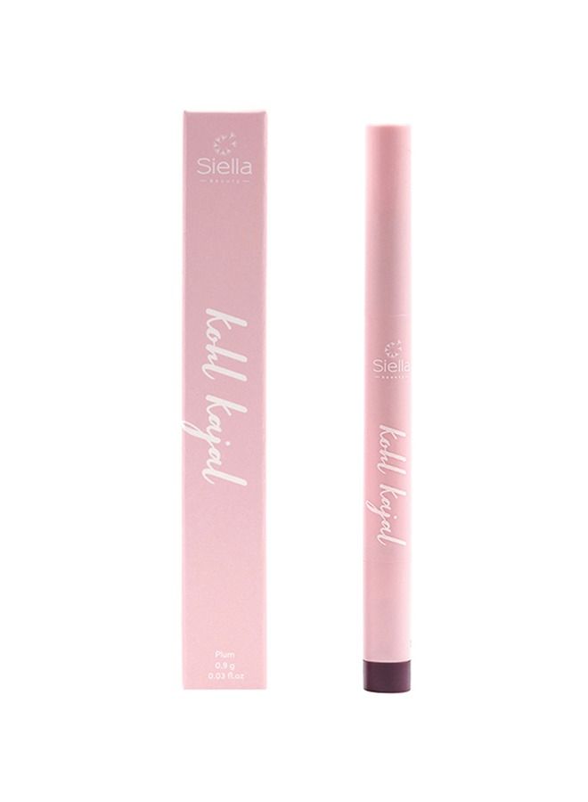 Multi Purpose Plum Creamy Kohl Kajal 0.9gm Long Stay With One Swipe Smooth Application 3-in-1 Kajal Eyeliner Smokey Eyeshadow
