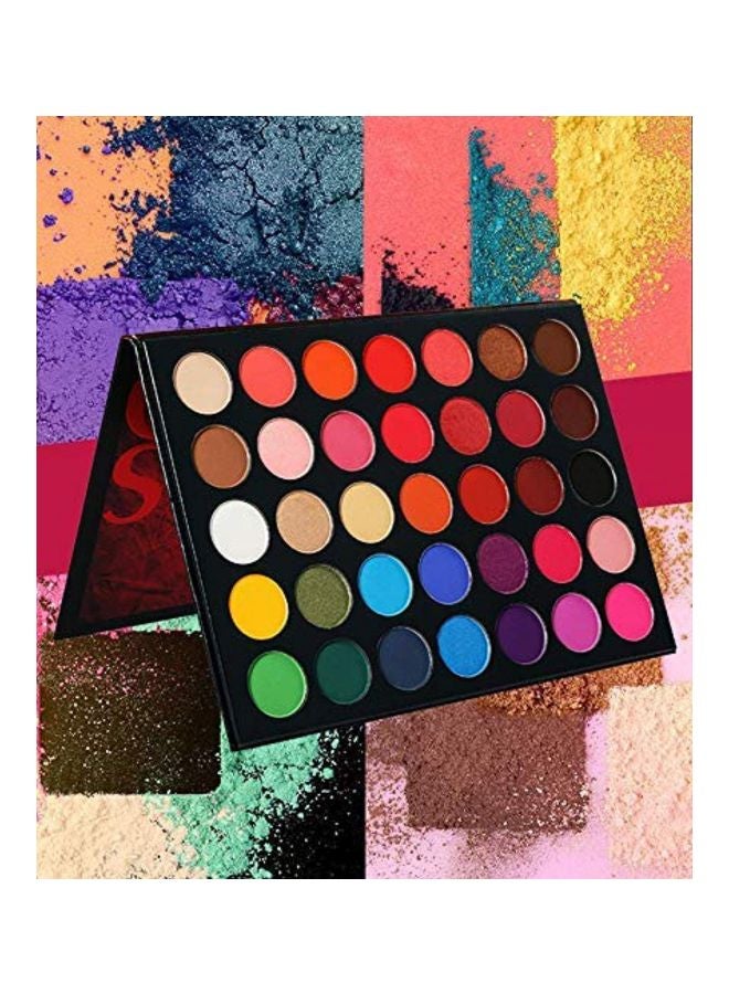 Shimmery Eyeshadow Palette Red/Blue/Yellow