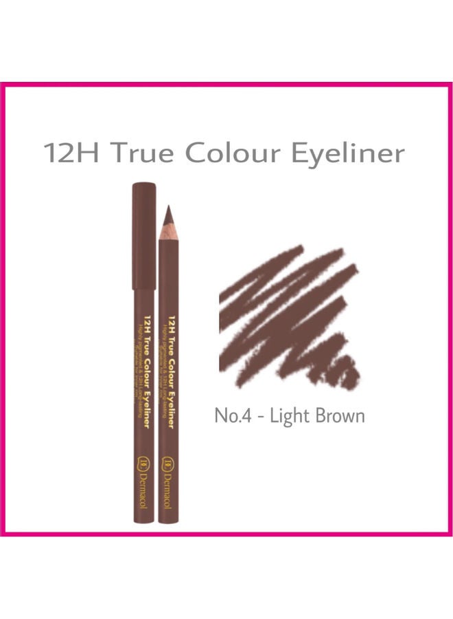 12H True Colour Eyeliner No 4 Light Brown