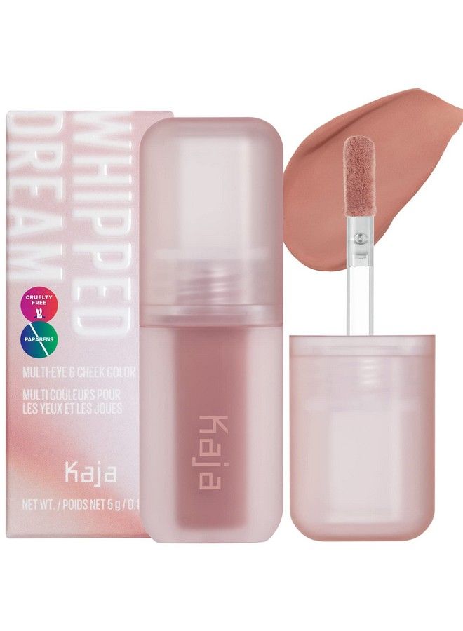 Multipurpose Liquid Eyeshadow & Blush Whipped Dream : 4 Shades Buildable Blendable Airy Semimatte Finish 02 Meringue Pink 017 Oz