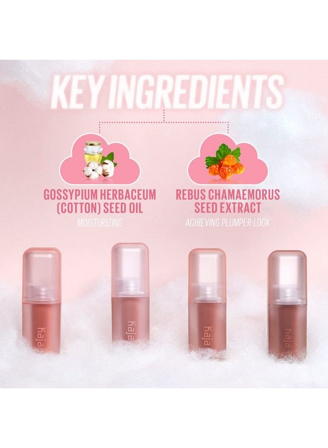 Multipurpose Liquid Eyeshadow & Blush Whipped Dream : 4 Shades Buildable Blendable Airy Semimatte Finish 02 Meringue Pink 017 Oz