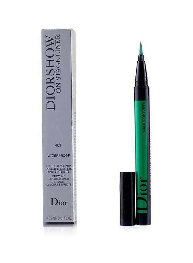 On Stage Liquid Eyeliner Green