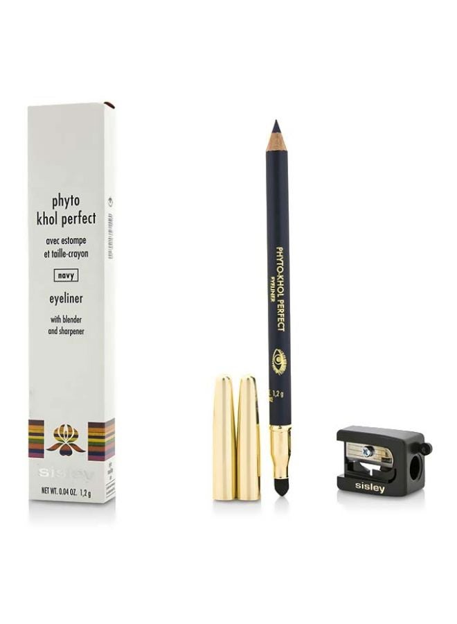 Phyto Khol Perfect Eyeliner With Blender Brush And Sharpener Navy