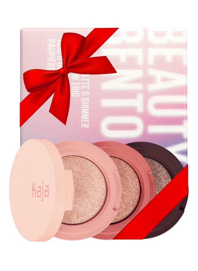 Beauty Bento Collection Bouncy Eyeshadow Trio : Peach Orange Tones Travel Size 02 Orange Blossom 2019 Allure Best of Beauty Award 003 Oz