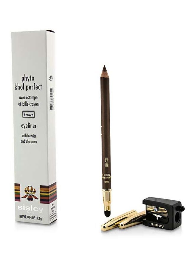 Phyto Khol Perfect Eyeliner With Blender And Sharpener Brown