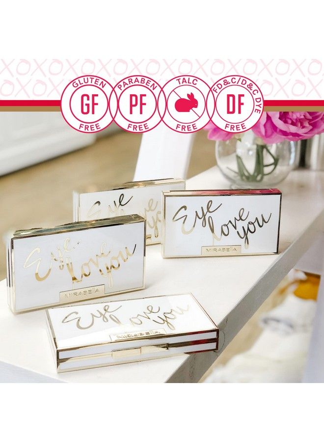 Eyeshadow Palette Seduction Eye Love You Collection Neutral UltraPigmented Pressed Powders Matte & Shimmer Colors LongLasting Blendable & Natural Paraben & TalcFree