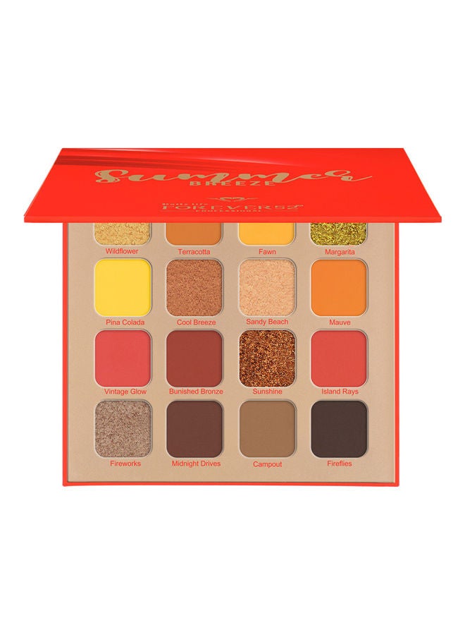 16-Color Eyeshadow Palette (Summer Breeze) Multicolour