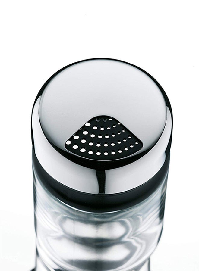 4-Piece Shaker Tin Set Silver 100ml