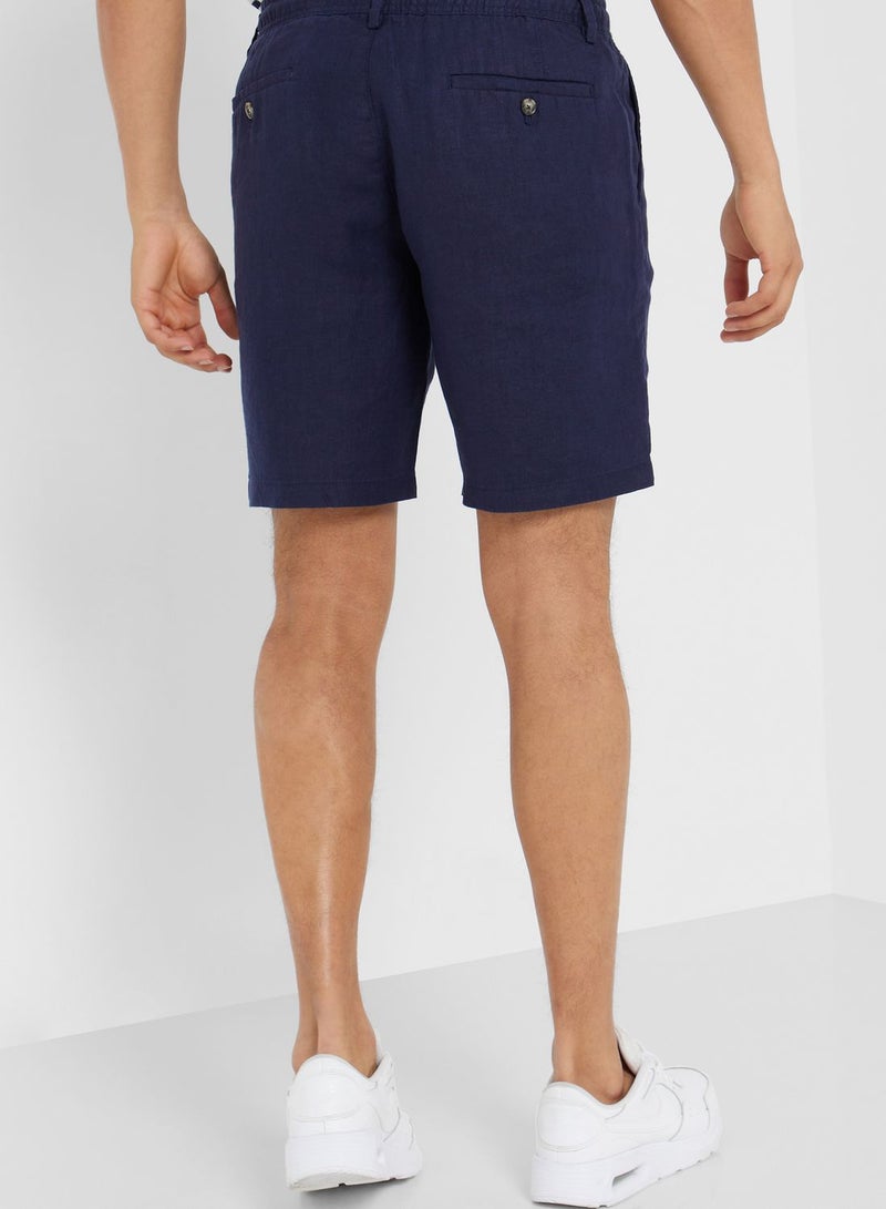 Drawstring Bermuda Shorts