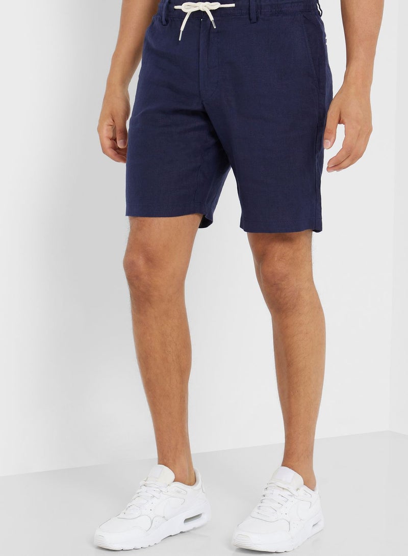 Drawstring Bermuda Shorts