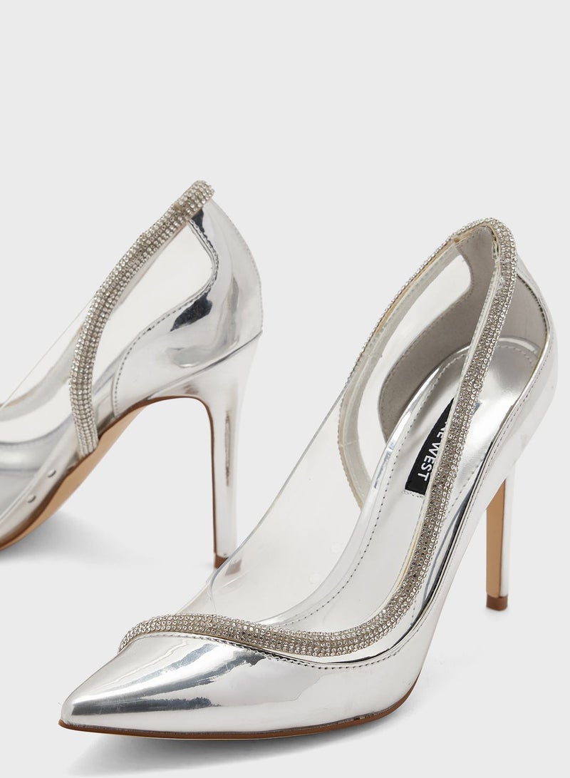 Pointed Toe High Heel Pumps