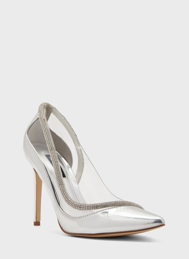 Pointed Toe High Heel Pumps