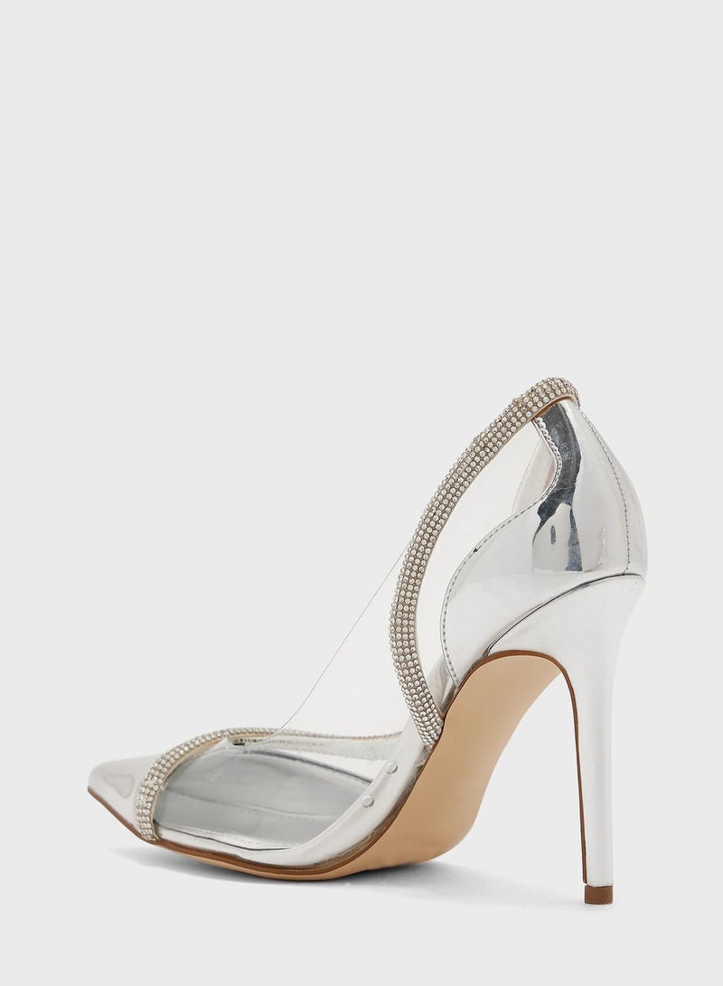 Pointed Toe High Heel Pumps