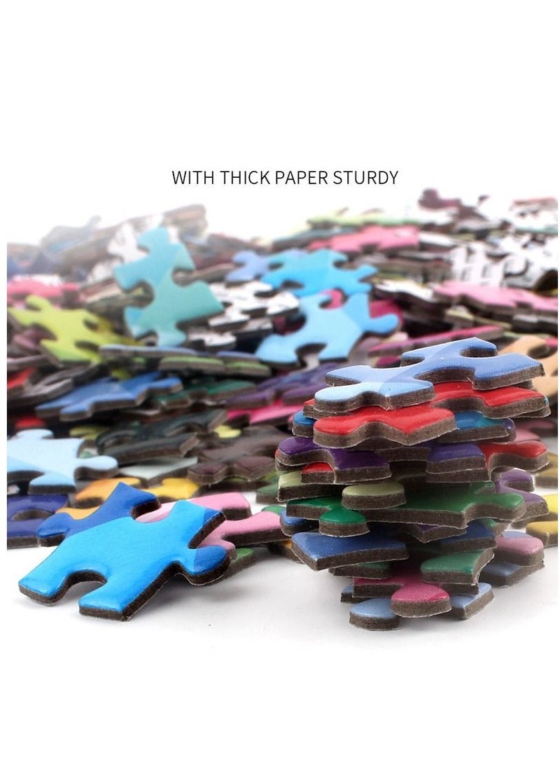 1000-Piece Dinosaur Round Puzzle