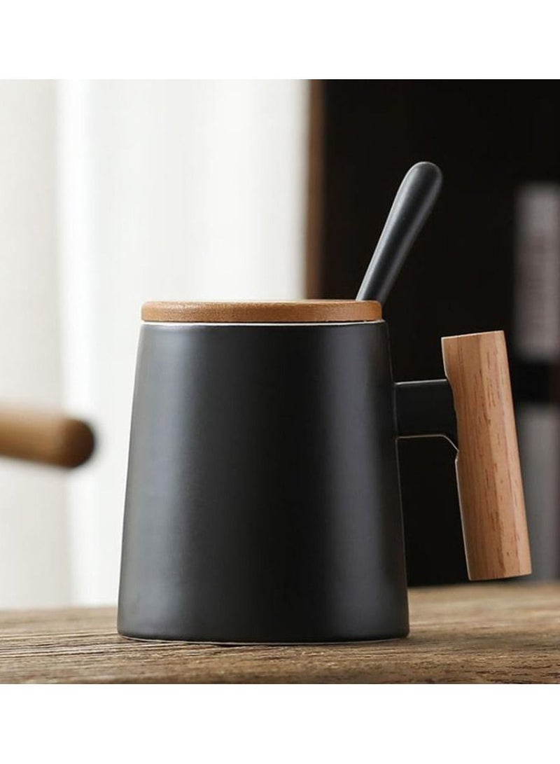 Coffee Mug With Lid Spoon Gift Box And Tote Bag