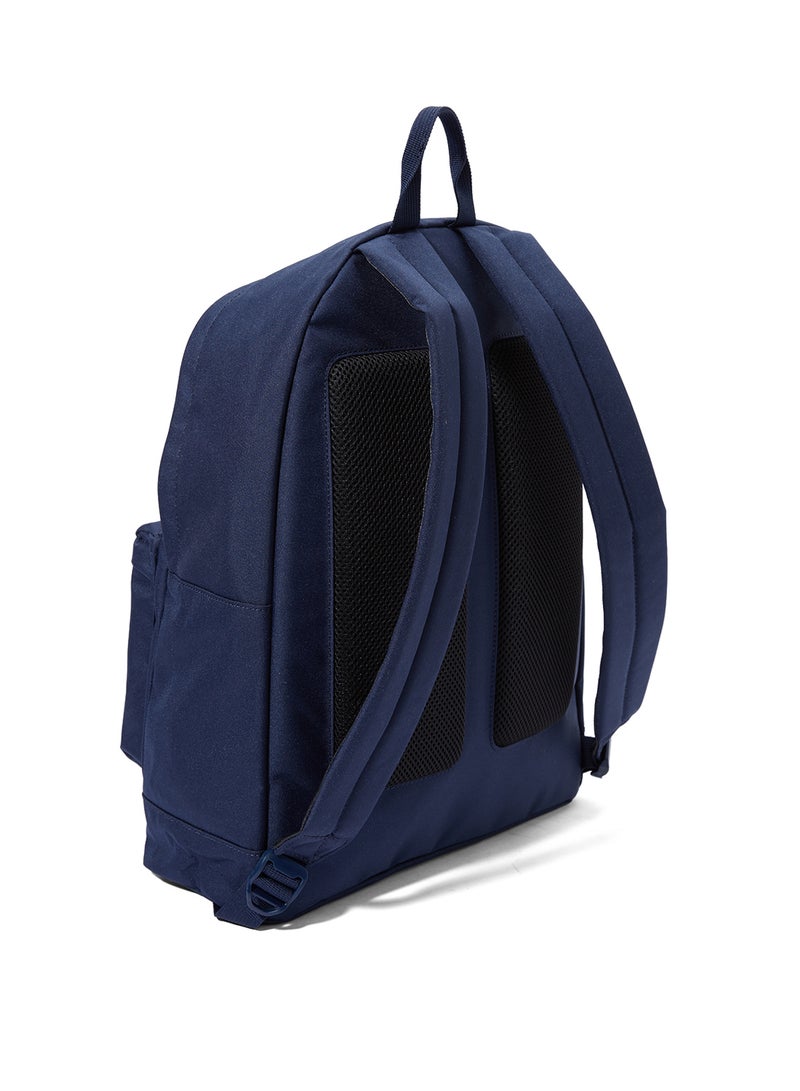Logo Embroidered Backpack Blue