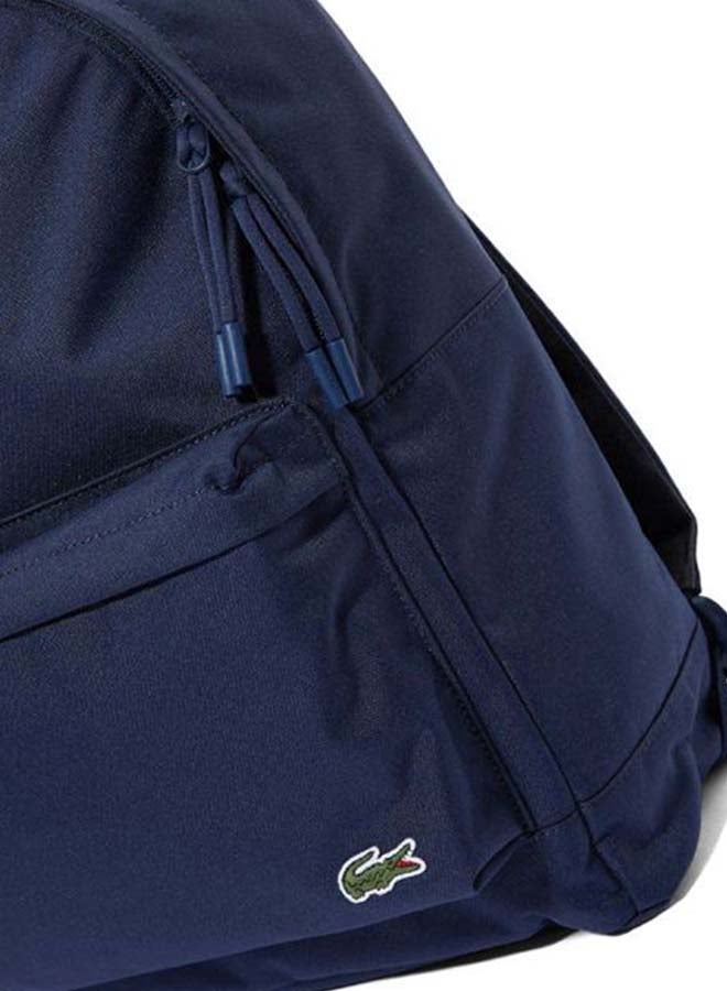 Logo Embroidered Backpack Blue