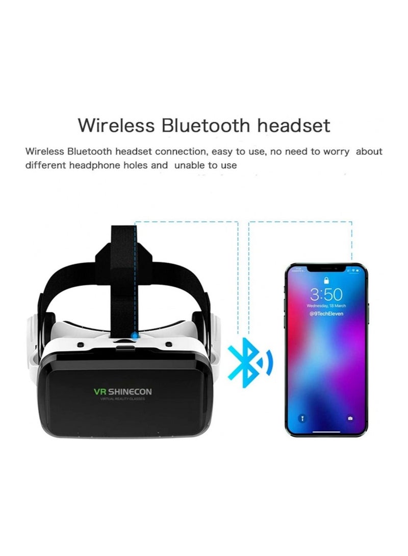 Virtual Reality Stereo Headset 3D Glasses With Anti Blue Light