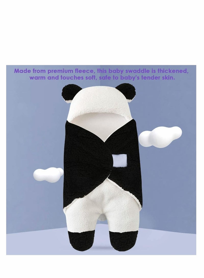 Bear Organic Newborn Swaddle Wrap-Girl Baby Boy Receiving Blanket Sleeping Wrap Girls Boys Blankets Infant Knit