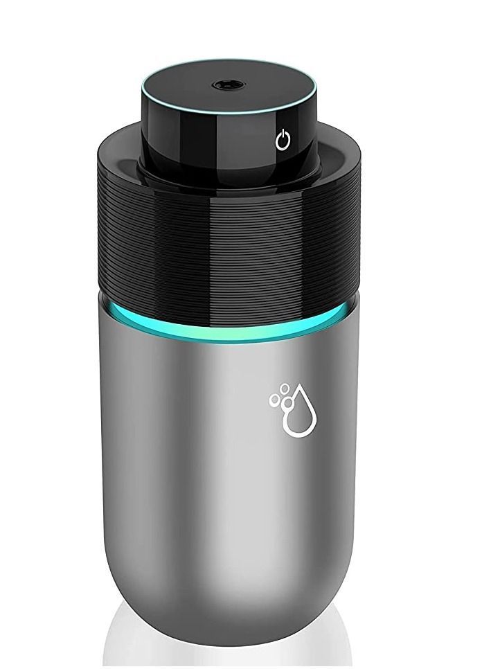 Car Diffuser Usb Plug In Humidifier Essential Oil Mini Portable Aromatherapy Cup Holder 7 Colors LED Lights for Vehicle Office Travel Home 200mL