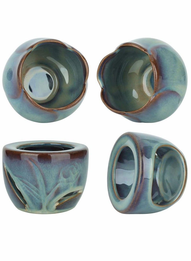 Wax Melt Essential Oil Burner, Removable Aromatherapy Burner Ceramic Aroma Candle Diffuser Tart Warmer