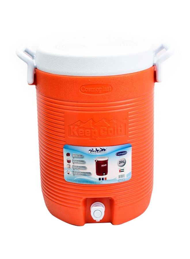 Water Cooler With Seal Lock Orange/White