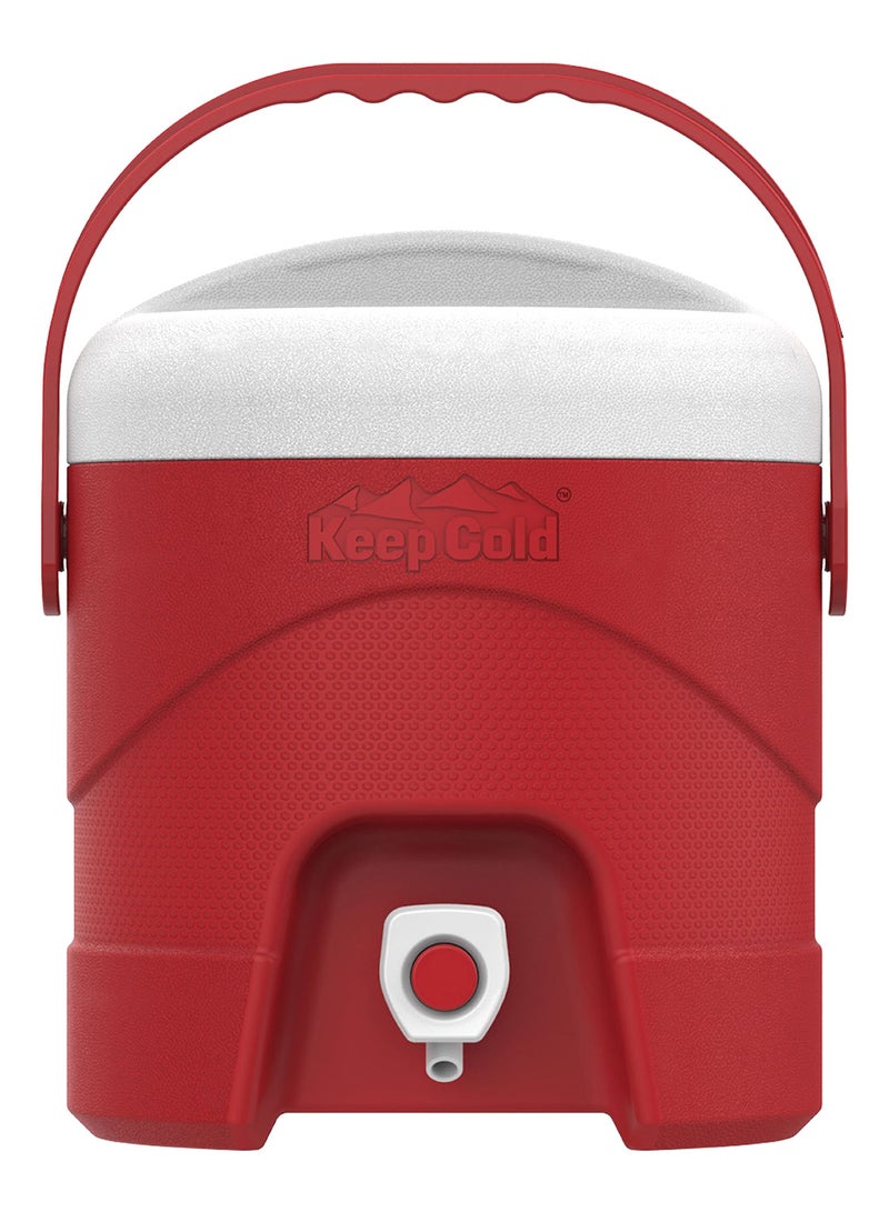 Picnic Water Cooler Red/White