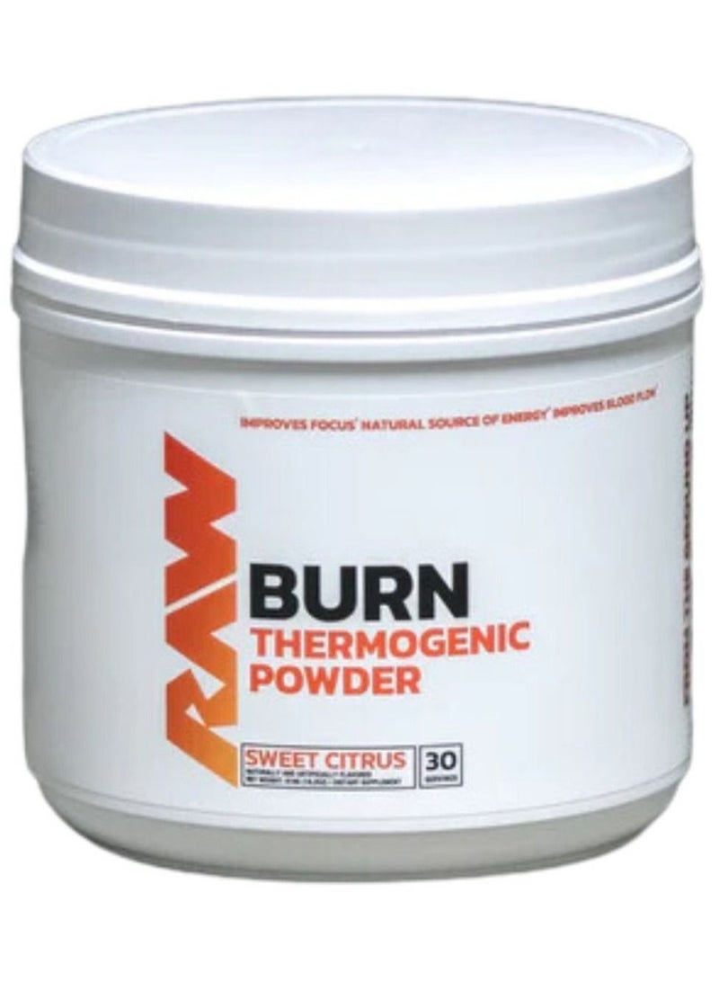 RAW Burn Thermogenic Sweet Citrus 516g