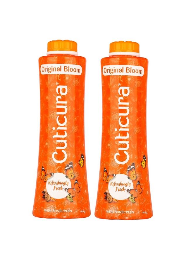 Original Talcum Powder With Sunscreen 400 G (Pack Of 2)