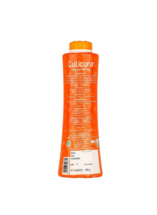 Original Talcum Powder With Sunscreen 400 G (Pack Of 2)