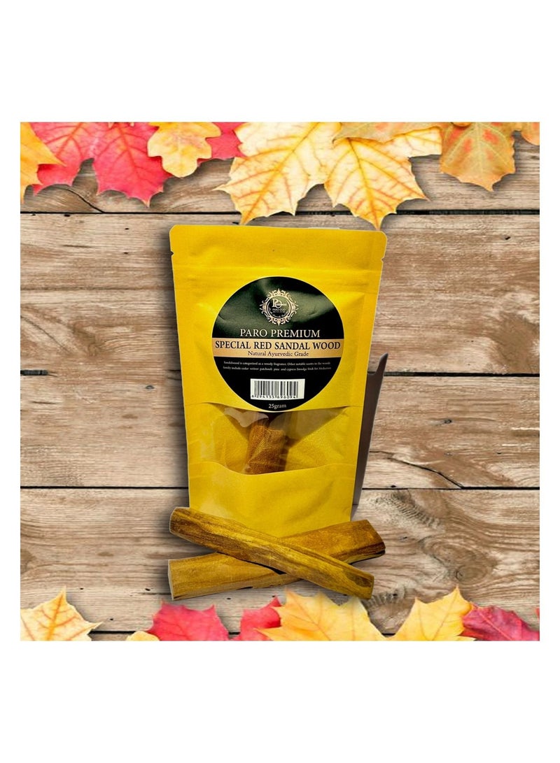 Red sandalwood I natural ayurvedic grade I Sandalwood I Incense Sticks I 50 Grams I uthentic Raktha Chandan I Red Sandalwood I religious ceremonies I Mysore I India I Aromatic: I Exquisite I fragrance I meditationI I yoga I relaxation