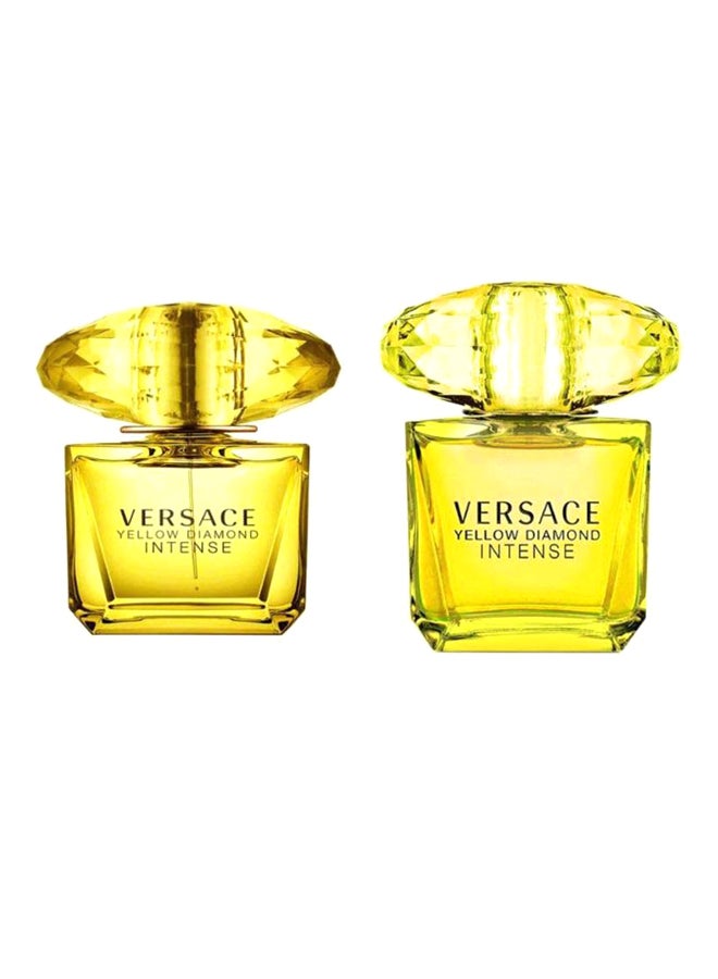 Set Of 2 Yellow Diamond Intense Gift Set Big Bottle 90, Small Bottle EDP 5ml