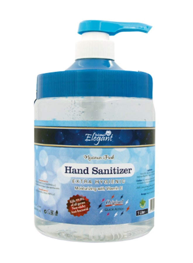 12-Piece Extra Hygienic Hand Sanitizer Gel Set Clear 1Liters