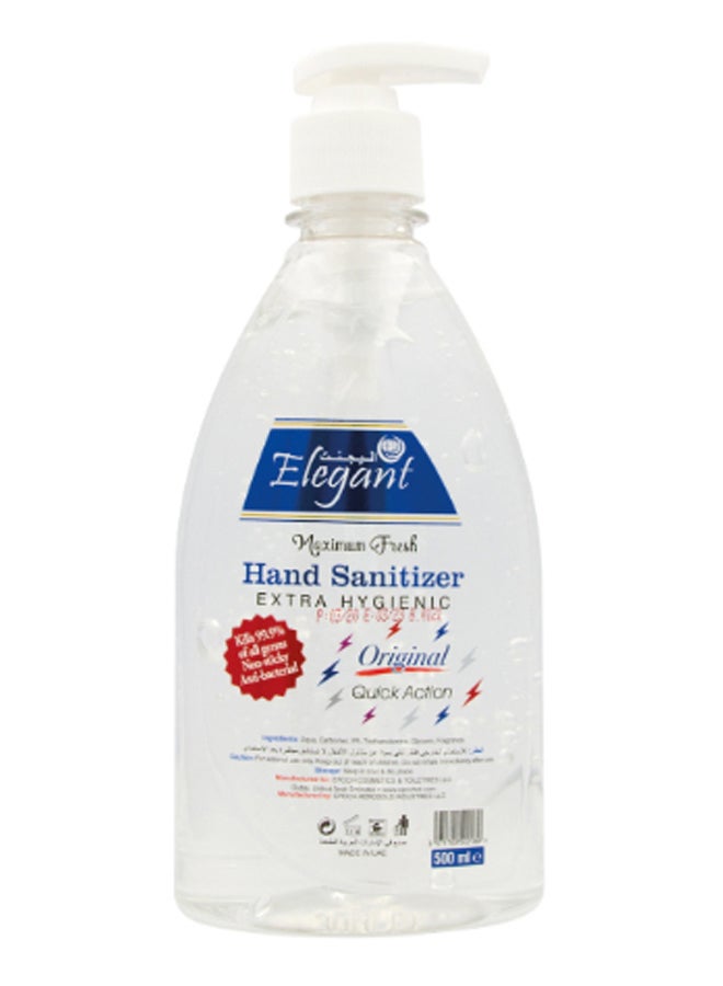 12-Piece Extra Hygienic Hand Sanitizer Gel Set Clear 500ml