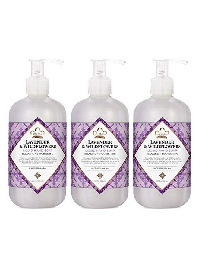 Hand Wash To Cleanse & Nourish Lavender & Wildflowers Nourishing Hand Soap 12.3 Oz 3 Count