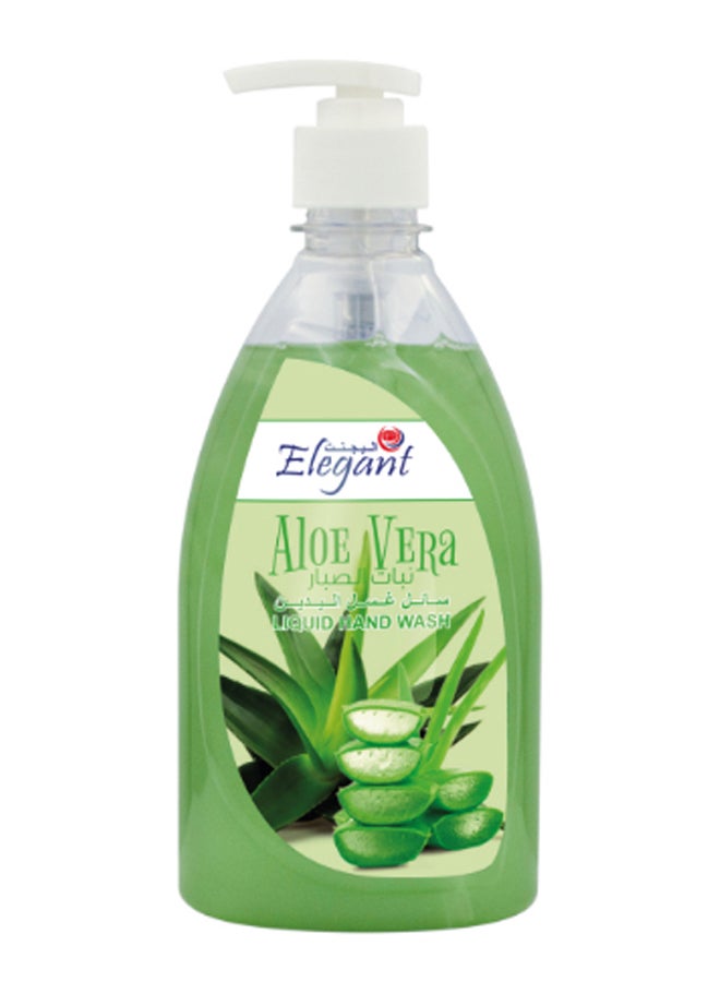 12-Piece Aloe Vera Liquid Hand Wash Set Green 500ml