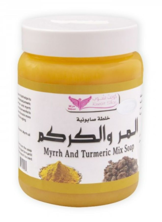 Licorice Soap 500 ML+Myrrh and turmeric mixture soap