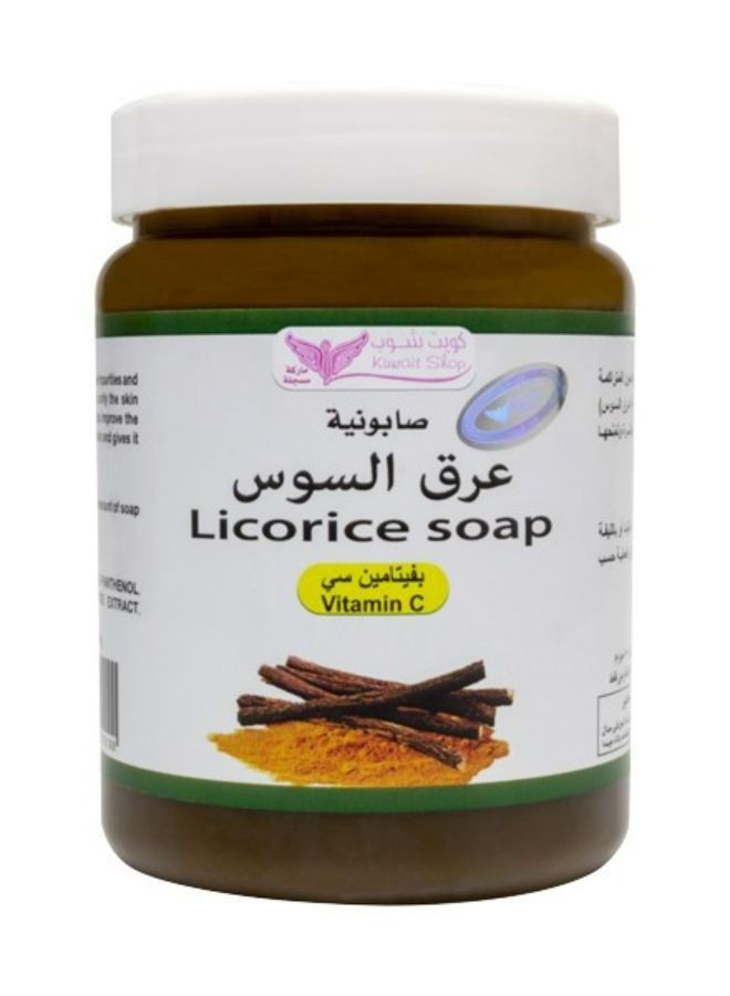 Licorice Soap 500 ML+Myrrh and turmeric mixture soap