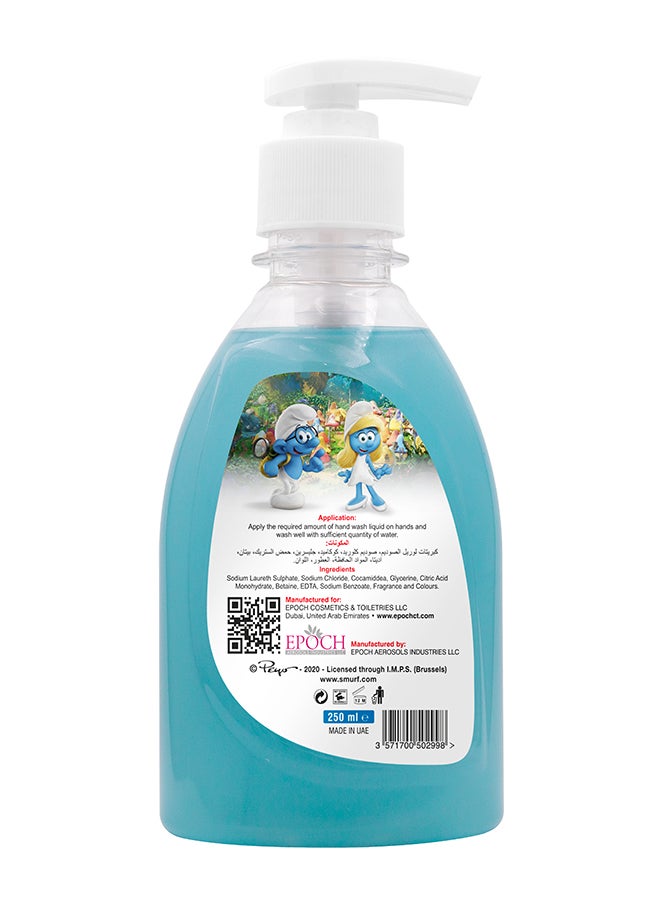 6-Piece The Smurfs Anti Bacterial Handwash Blue 250ml