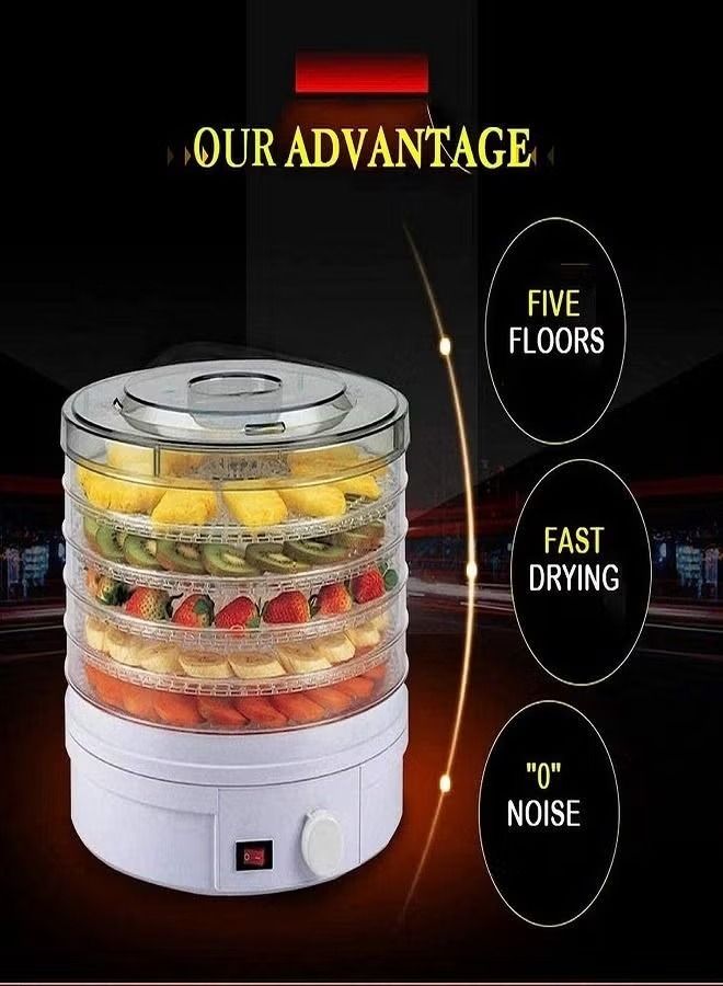 Dehydrators, 245 W Dried Fruit Machine, Small Transparent Dried Fruit Dryer, Food Dehydration Dryer, Meat, Meat, Food Dryer, Pet Food Dryer