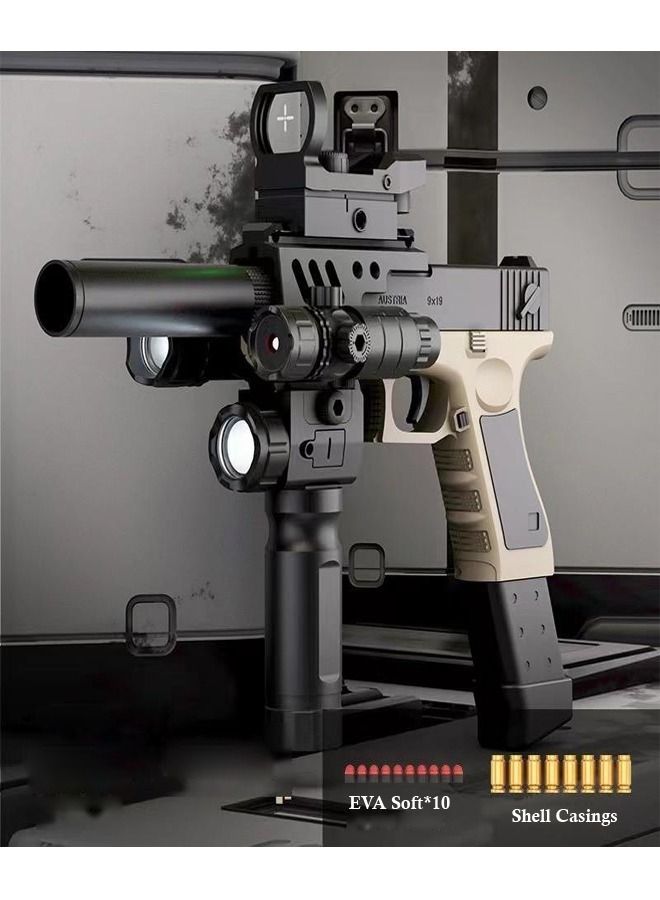 New Electric Glock Darts Soft Bullets Gun Model Pistol Aim Train Handgun with Compatible Accessories