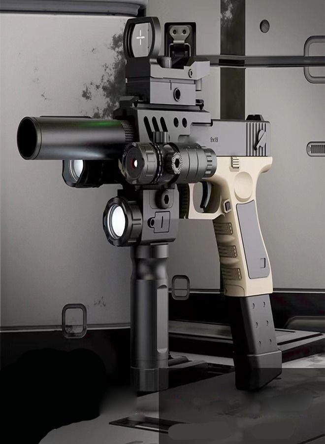 New Electric Glock Darts Soft Bullets Gun Model Pistol Aim Train Handgun with Compatible Accessories